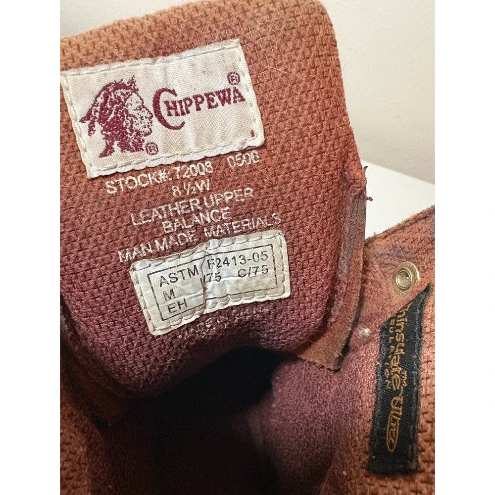 Chippewa Boots | Brown | Men's Size 8.5